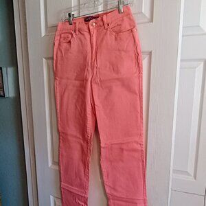Gloria Vanderbilt Amanda Sz 10, Orange, Hi Rise Pants, NWOT, 5 Pockets, Denim